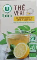 Thé vert aux arômes naturels de citron et citron vert