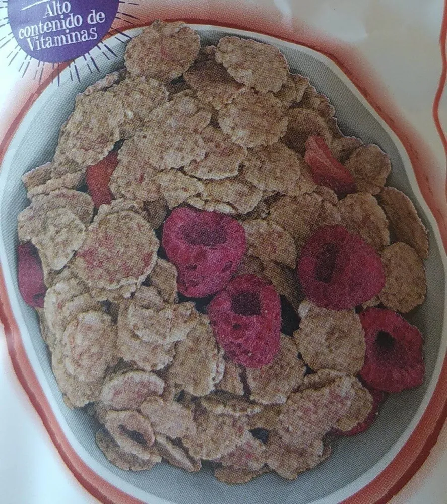 Copos de arroz y trigo Integral Frutos Rojos