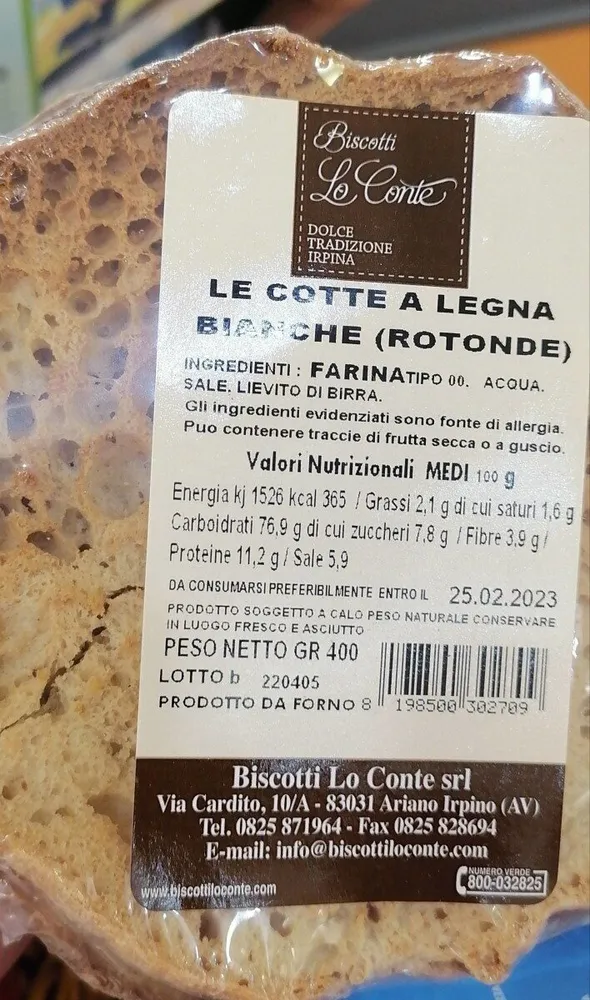 Le cotte a legna bianche rotonde
