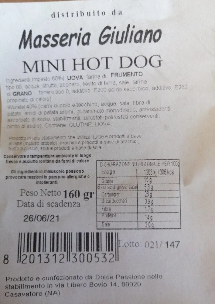 MINI HOT DOG