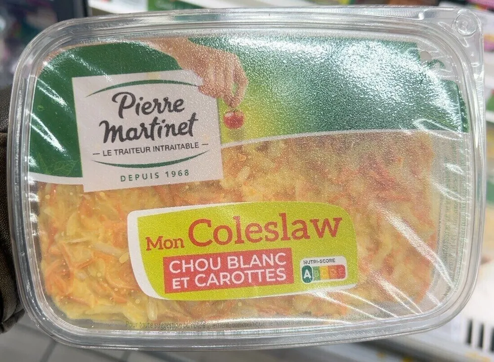 Mon coleslaw chou blanc et carottes