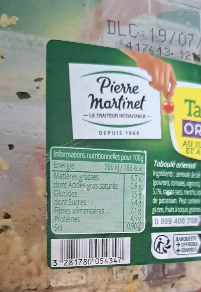 Mon taboulè oriental