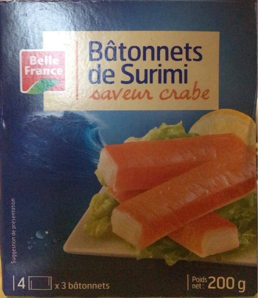 Bâtonnets de surimi
