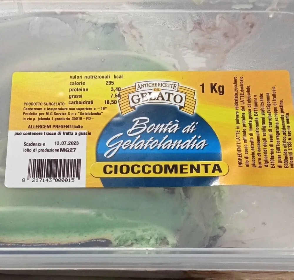Gelato cioccomenta