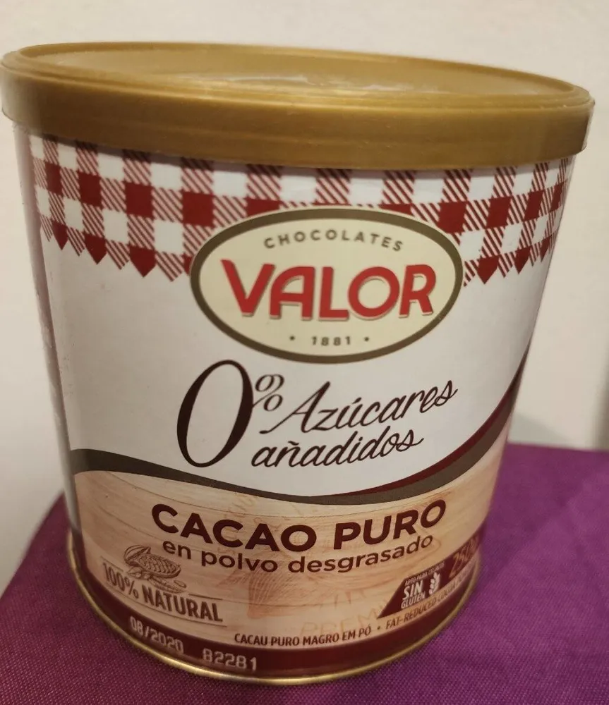 Cacao puro en polvo desgrasado