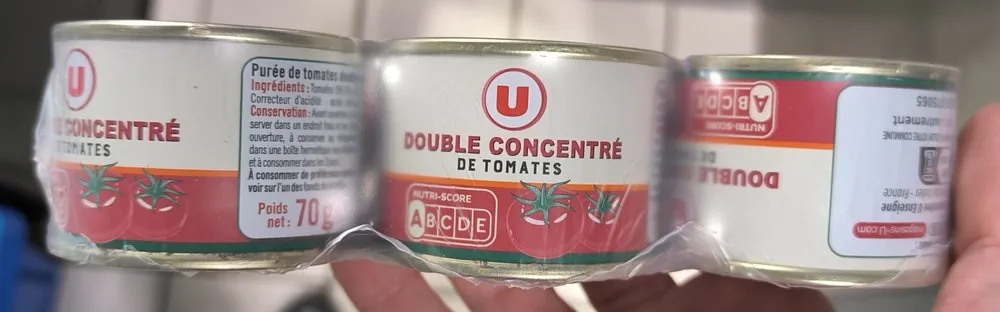 Double concentré de tomates