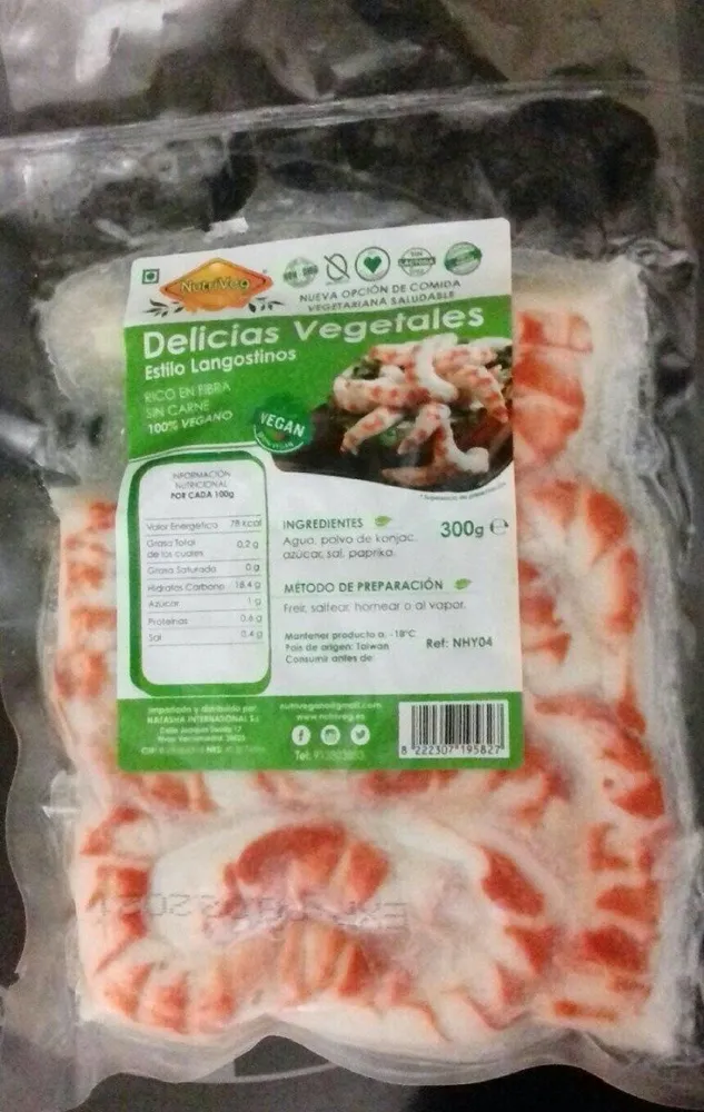 Langostinos vegetales