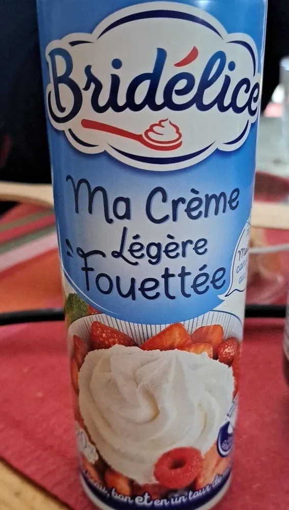 Ma crème légère fouettée