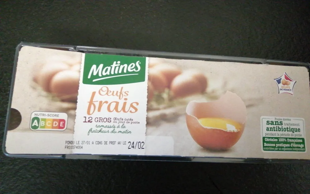 Œufs frais