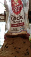 La gâche tranchée pépite chocolat