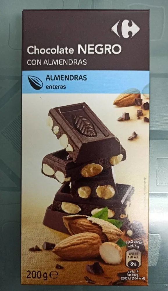 Chocolate NEGRO con Almendras