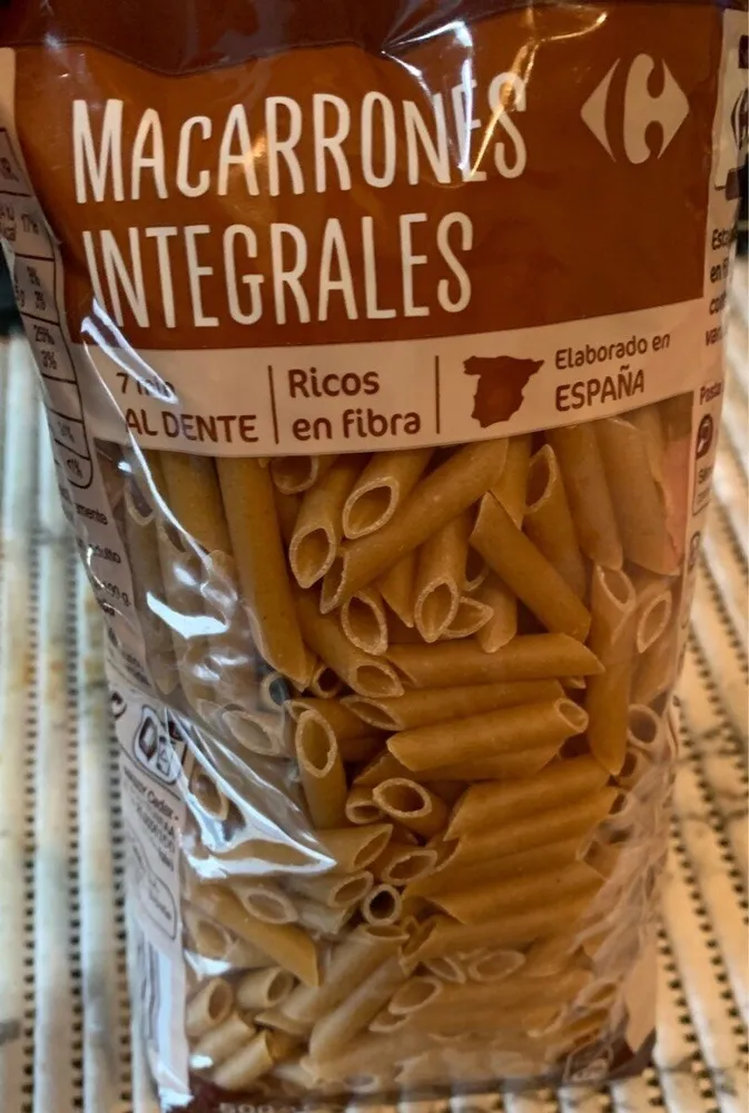 Macarrones integrales