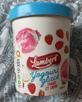 Yogourt Glace Fraise et Creme