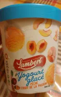 Yogourt glacé pêche fruit de la passion