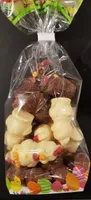 Sachet cocottes chocolat lait et blanc