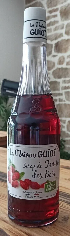 Sirop de fraise des bois