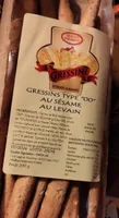 Gressins au sésame et levain
