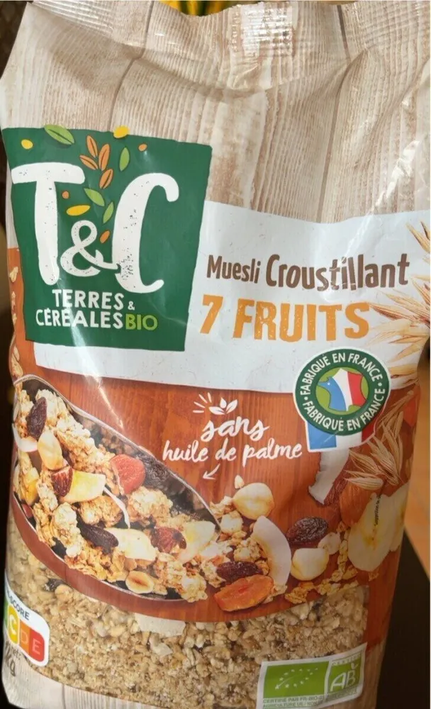 Miesli Croustillant 7 fruits