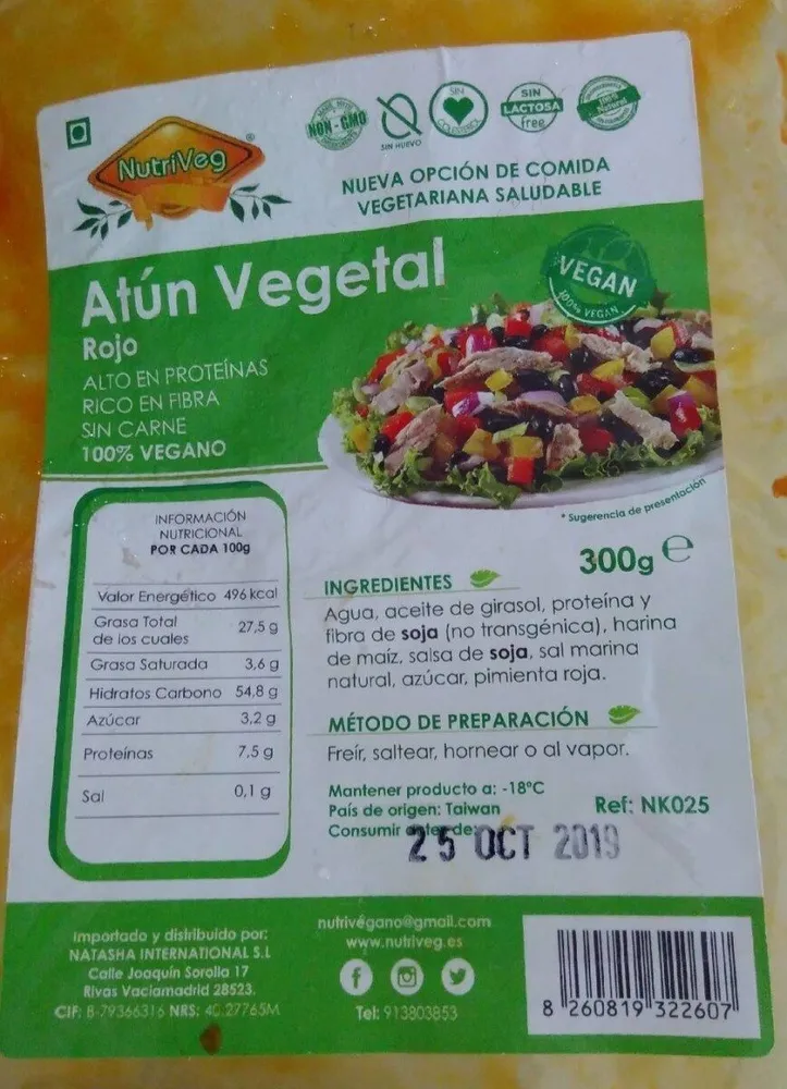 Atún Vegetal Rojo