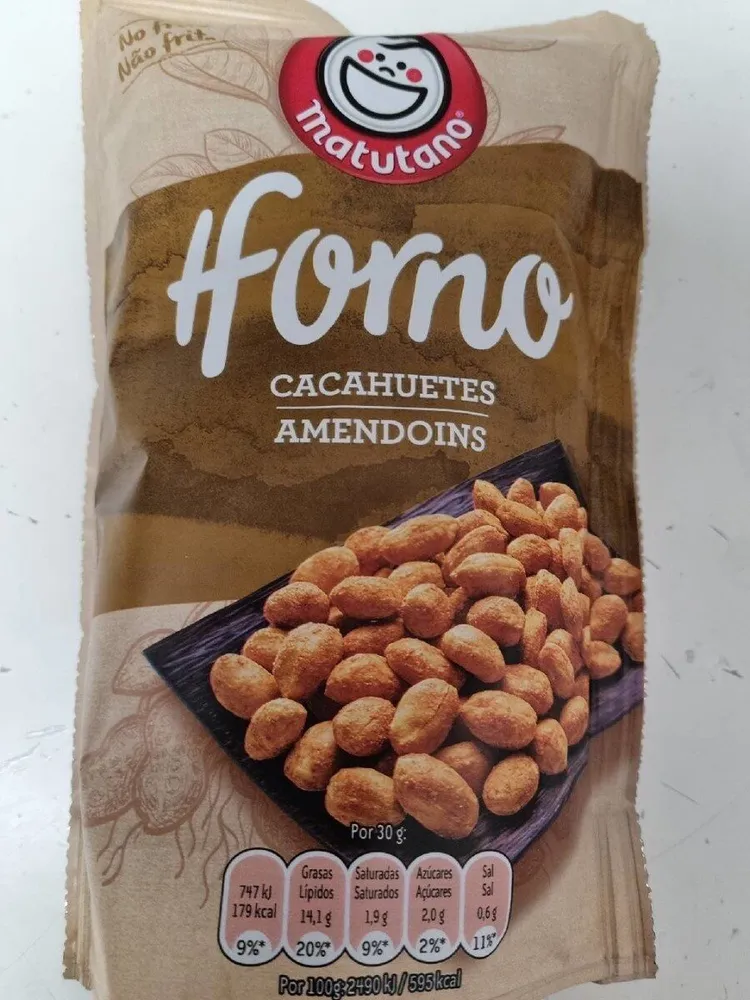 Cacahuetes Horno