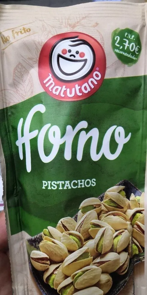 Horno pistachos