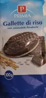 Gallette di riso con cioccolato fondente