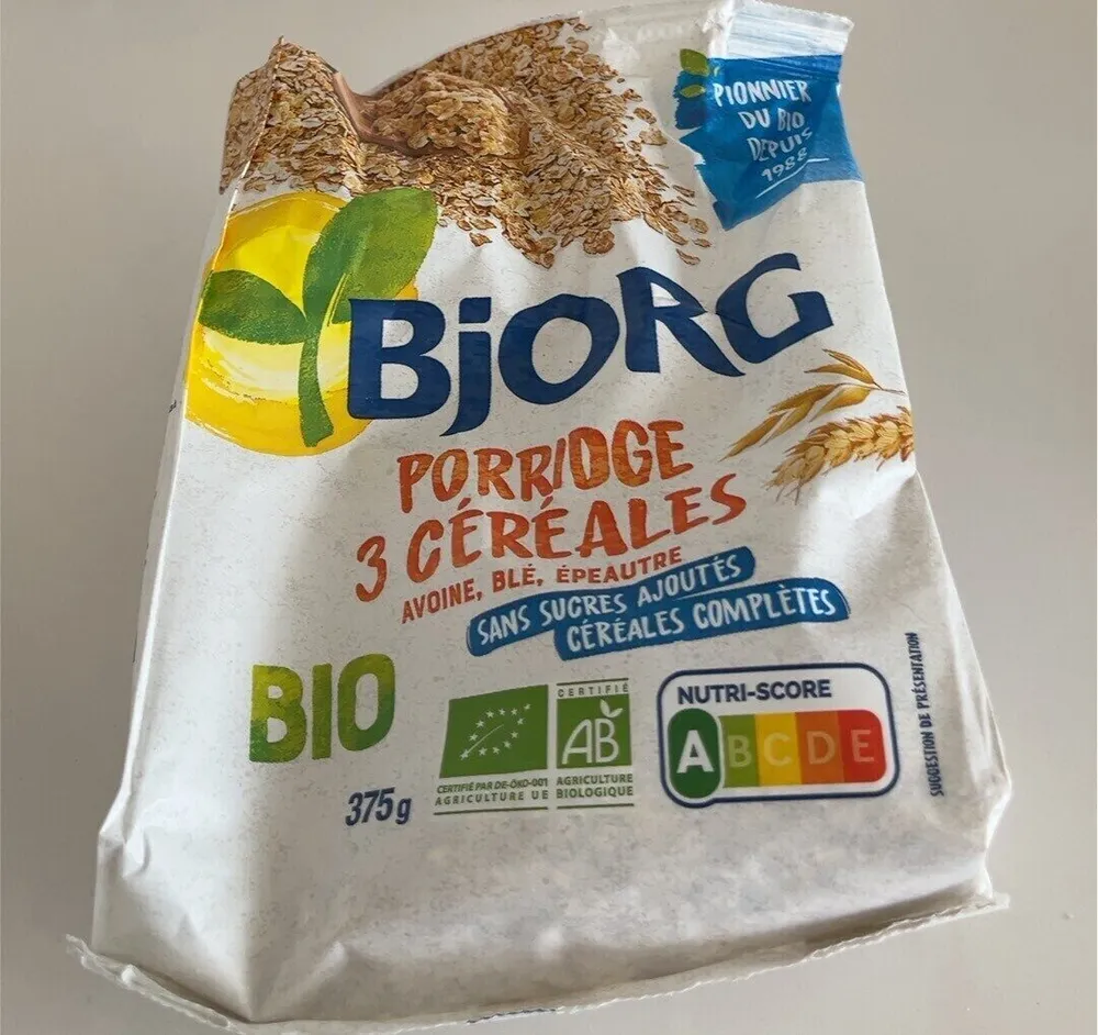 Porridge 3cereales