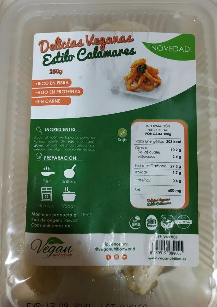 Delicias Veganas estilo calamar