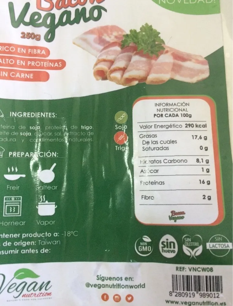 Bacon vegano