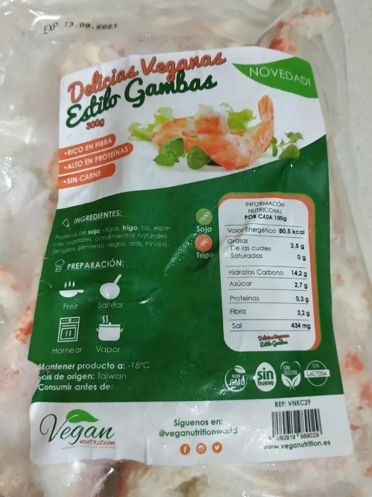 Delicias Veganas estilo gamba