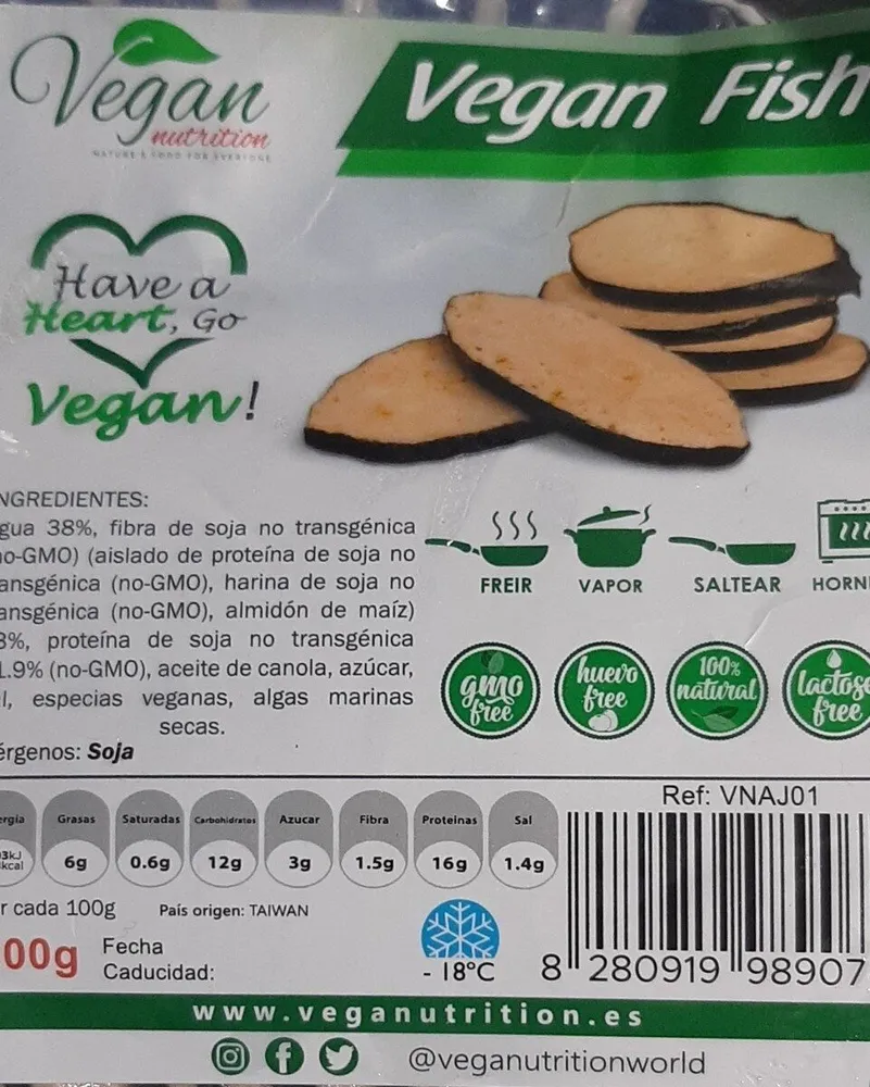 Rodajaz Veganas estilo Pescado 300g