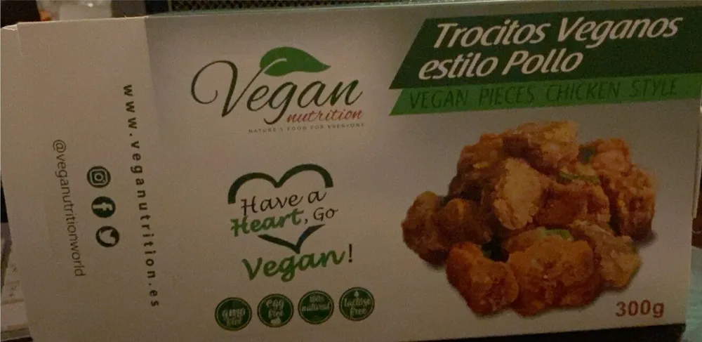 Trocitos veganos estilo pollo