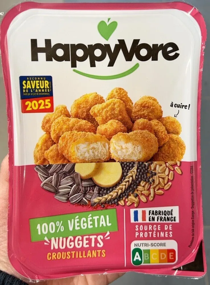 Nuggets croistillants 100% végétal
