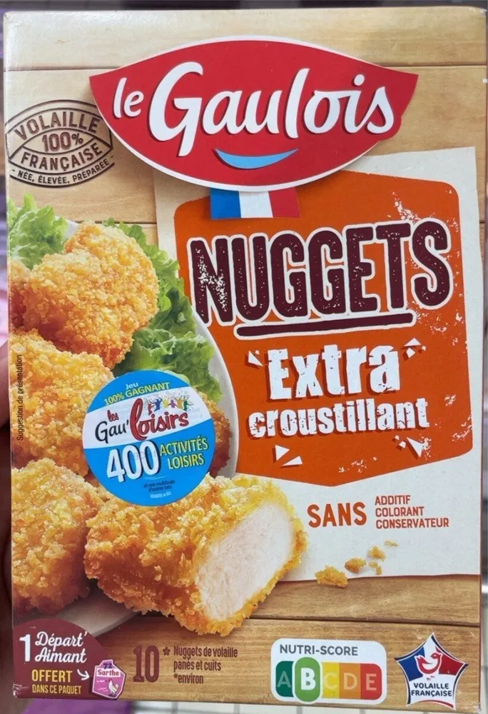 Nuggets extra croustillant