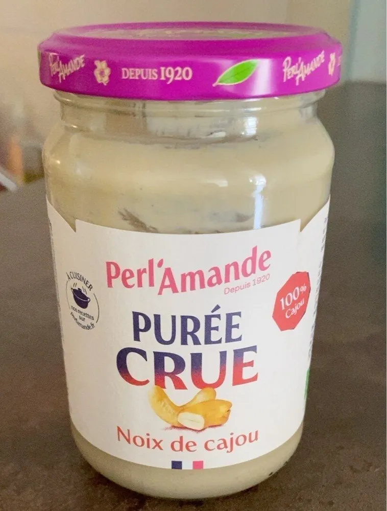 Purée crue noix de cajou