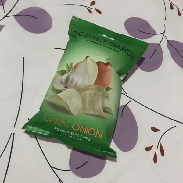 The Daily Crunch  Garlic Onion Premium Taro Chips