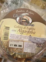 Galleta de espelta con algarroba