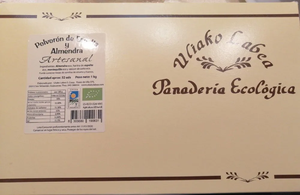Polvorón de Espelta y Almendra