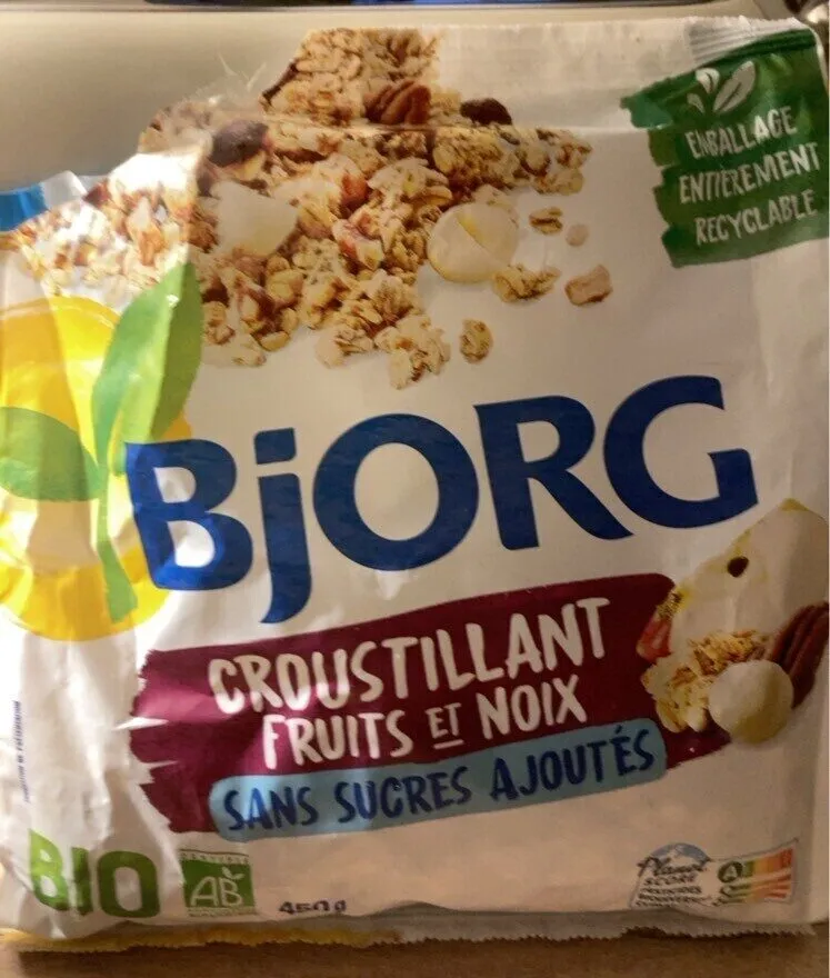 Muesli croustillant fruits et noix sans sucres ajoutés