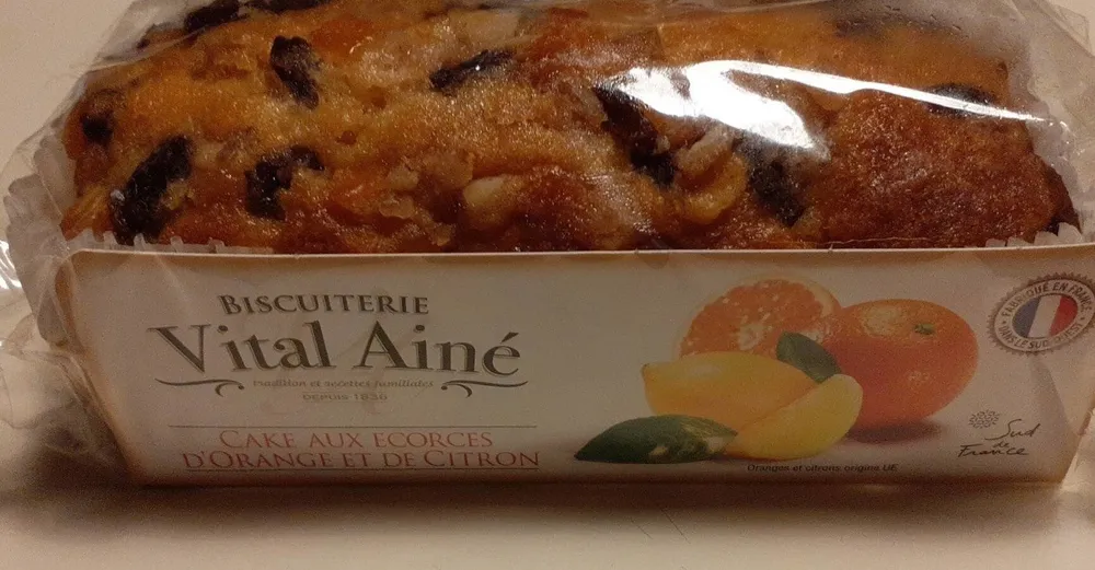 Cake aux Écorces d'orange et de citron