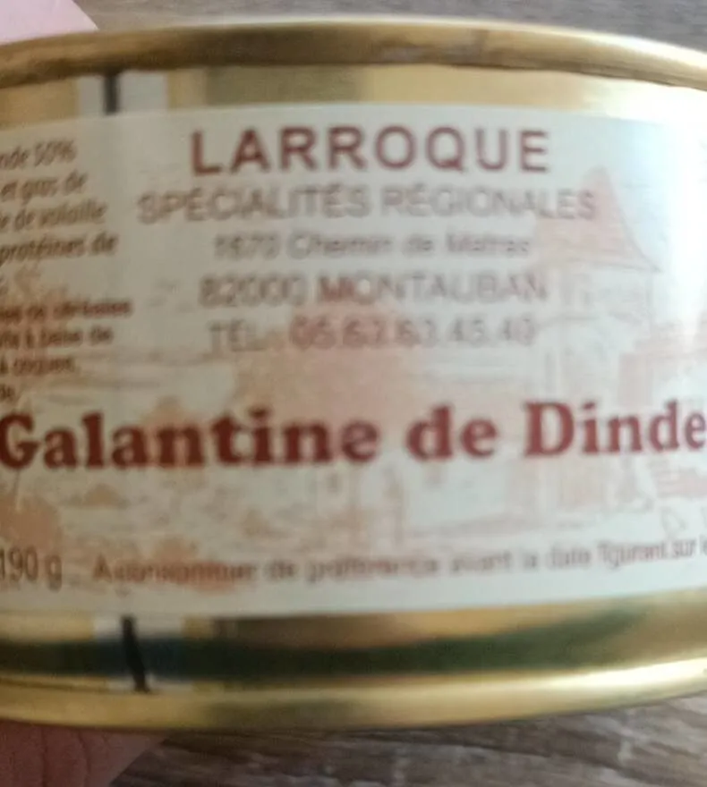 Galantine de dinde