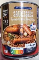 Saucisses fumées aux lentilles