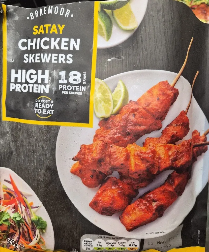 Satay Chicken Skewers