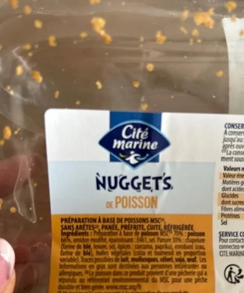 Nuggets de poisson