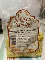 Taralli alla curcuma, semi di kia e lino