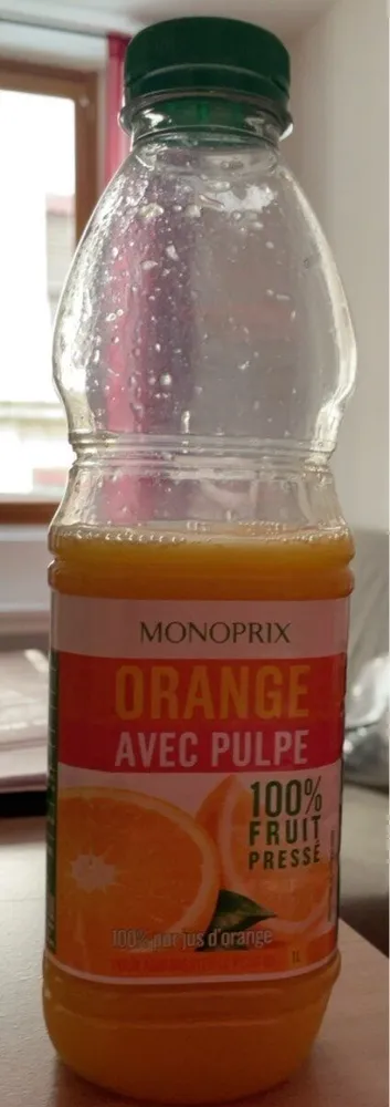 Orange avec pulpe