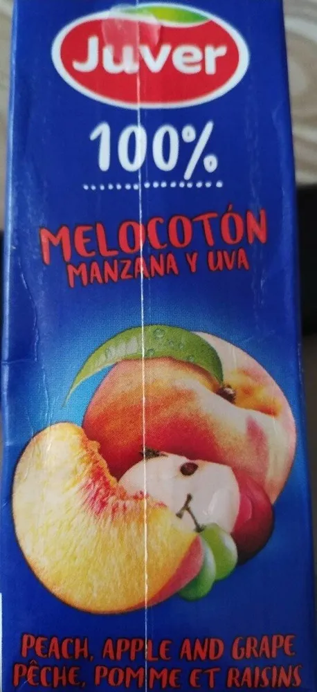 Juver 100% melocoton , manzana y uva