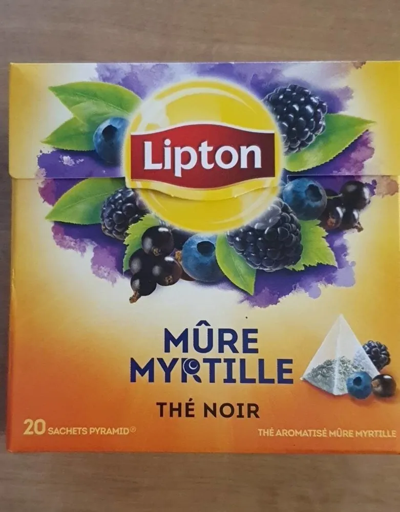 Thé noir mûre myrtille