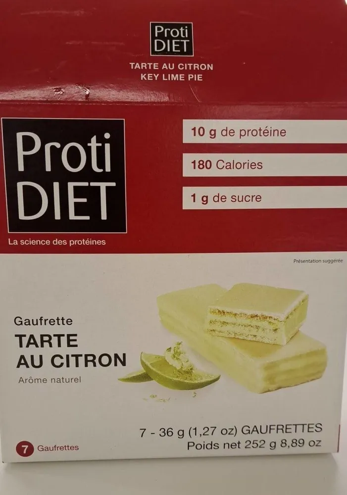 Gaufrette Tarte au citron