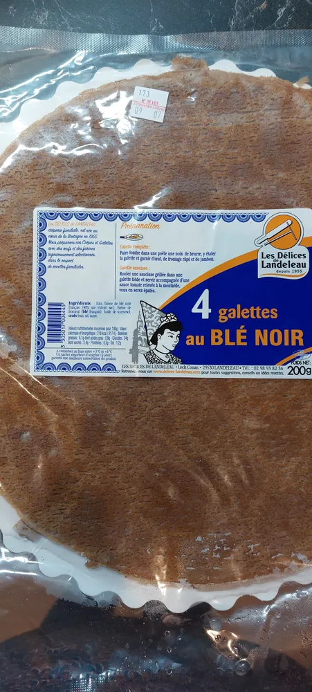 4 Galettes au blé noir